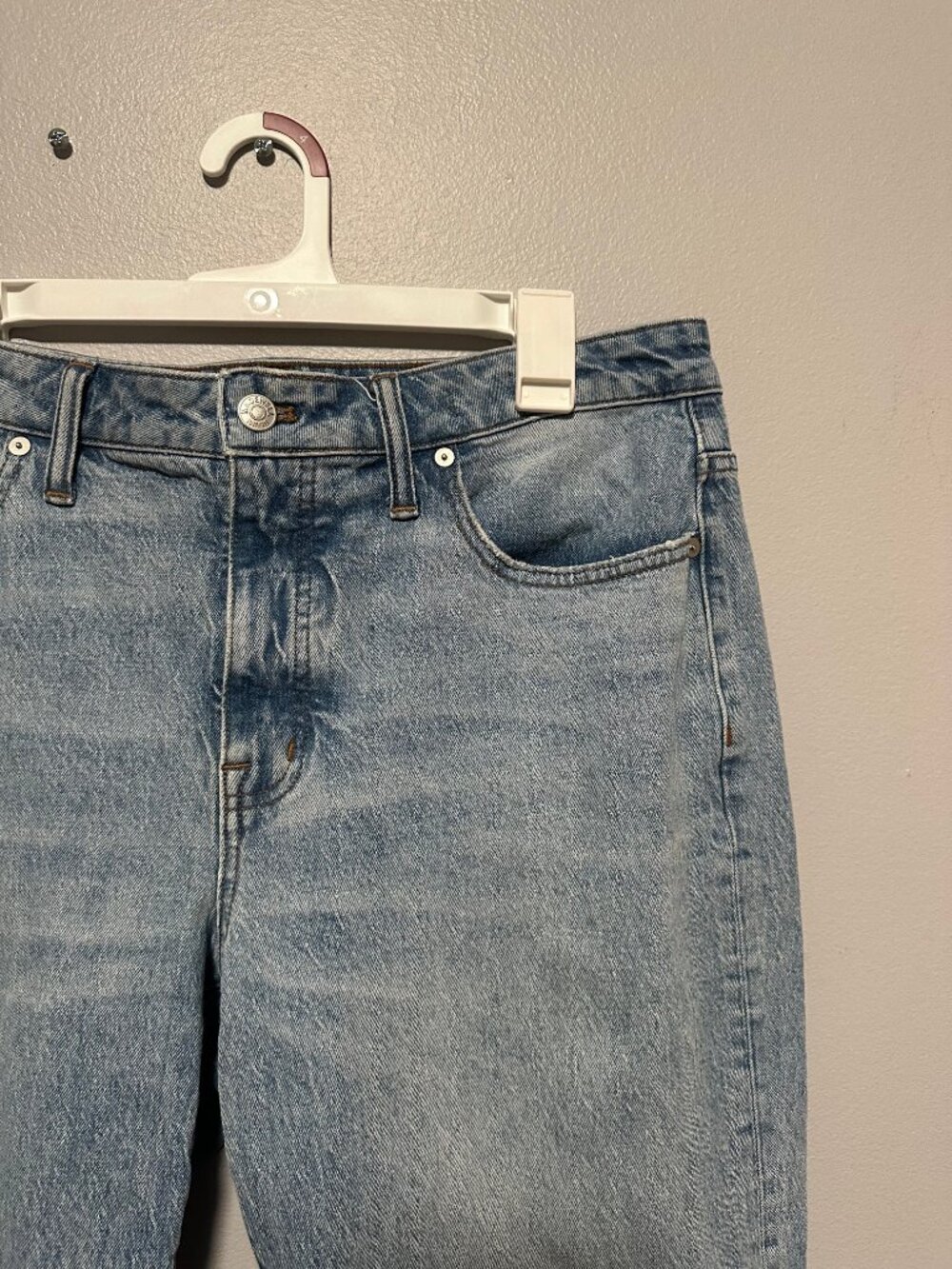 Madewell The Curvy Mid-Rise ’90s Straight Jean Light Wash 31 - Picture 5 of 14